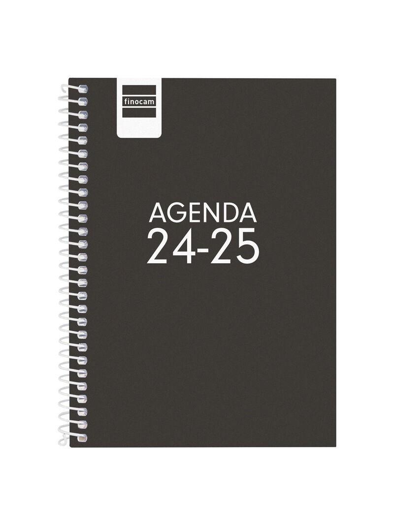 AGENDA ESCOLAR 2024-2025 CAT A5 FINOCAM ESPIRAL NEGRA | 8422952377030 | Llibreria Online de Tremp