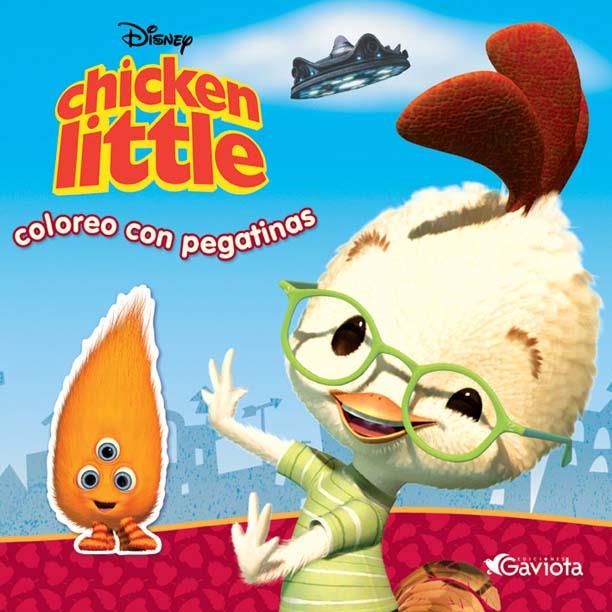 CHICKEN LITTLE  : COLOREO CON PEGATINAS | 9788439203384 | DISNEY | Llibreria Online de Tremp