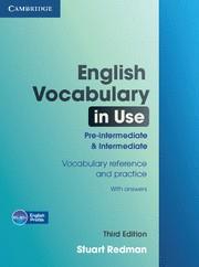 ENGLISH VOCABULARY IN USE PRE-INT | 9780521149884 | Llibreria Online de Tremp