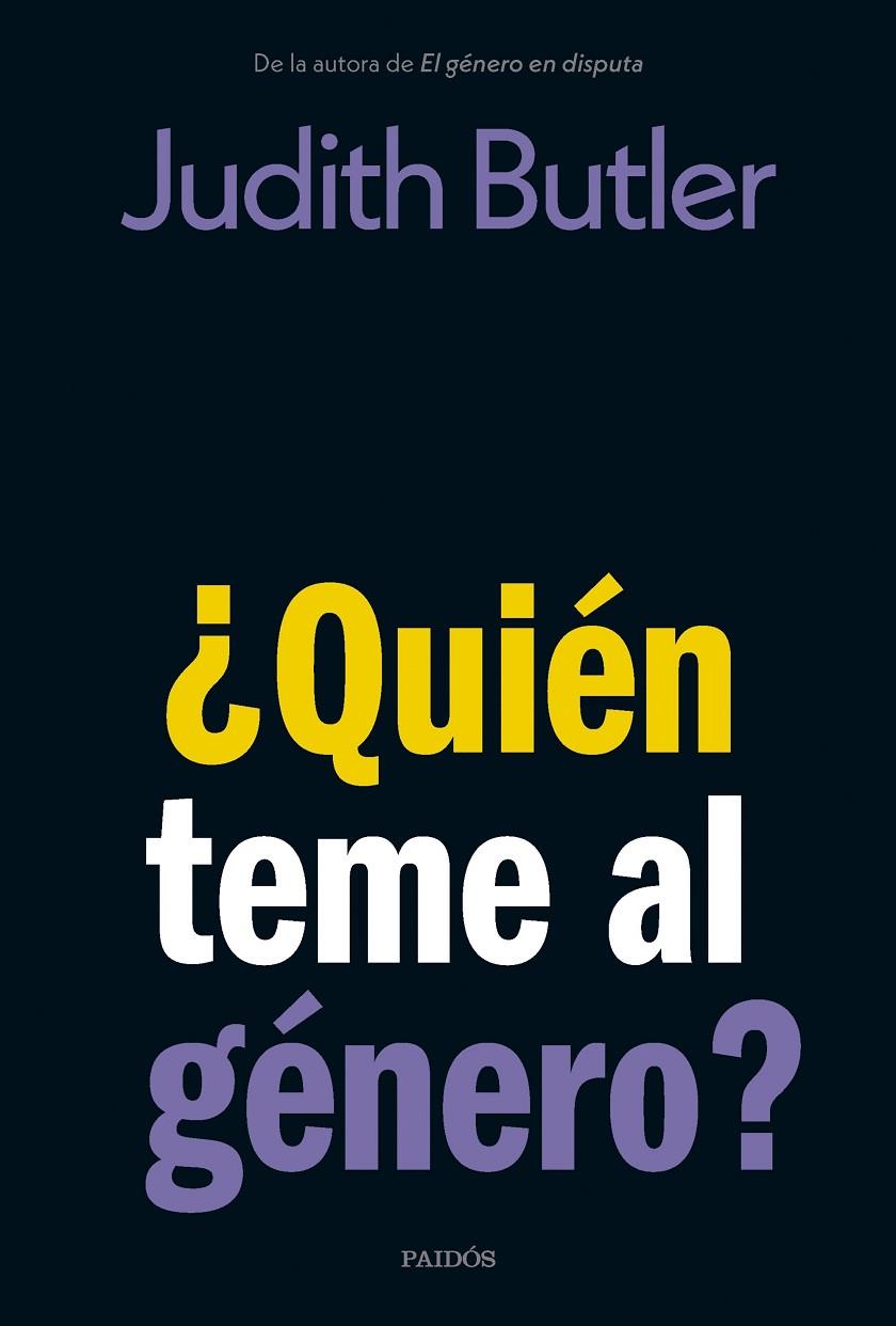 ¿QUIÉN TEME AL GÉNERO? | 9788449342387 | BUTLER, JUDITH | Llibreria Online de Tremp