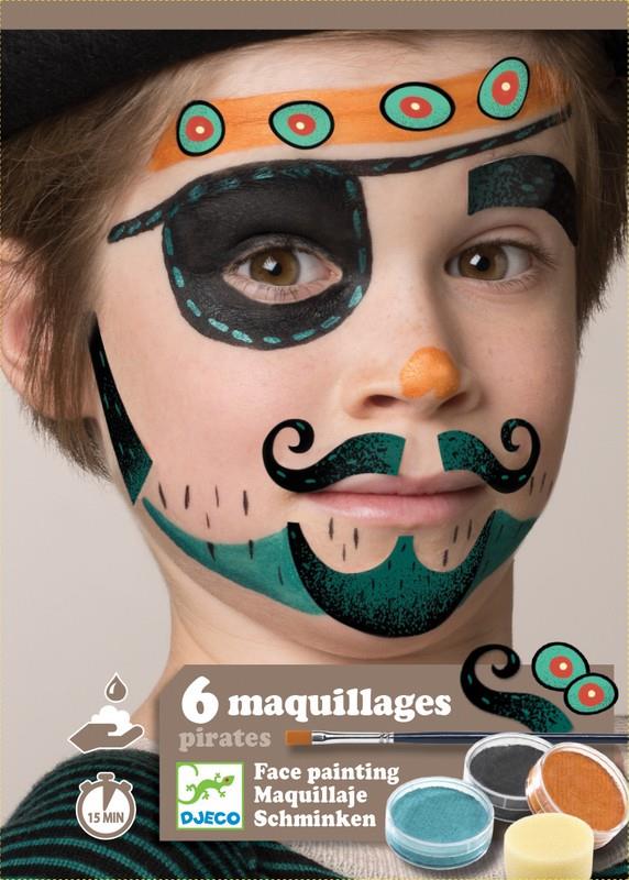 6 MAQUILLATGES PIRATES | 3070900092013 | Llibreria Online de Tremp