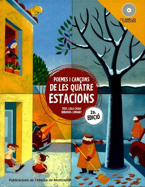 POEMES I CANÇONS DE LES QUATRE ESTACIONS + CD | 9788484155607 | CASAS, L ; VALVERDE, A | Llibreria Online de Tremp