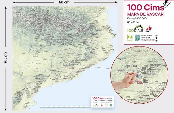 100 CIMS - MAPA DE RASCAR | 9788470111419 | Llibreria Online de Tremp