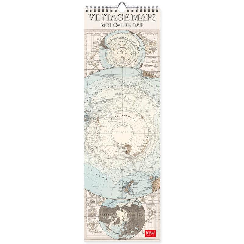 CALENDARI PARET 2021 VINTAGE MAPS | 8059174836849 | Llibreria Online de Tremp