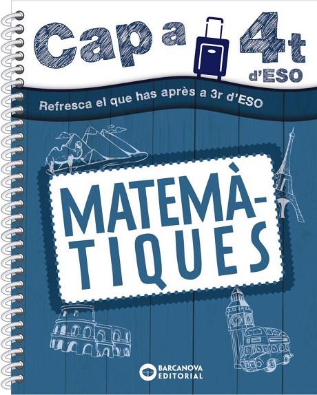 CAP A 4T D' ESO. MATEMÀTIQUES | 9788448953706 | GIL, LOURDES/MARÍN, MANEL | Llibreria Online de Tremp