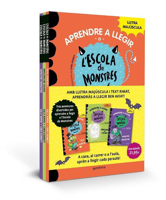 APRENDRE A LLEGIR A L'ESCOLA DE MONSTRES - PACK AMB ELS LLIBRES 7, 8 I 9 | 9788410298699 | RIPPIN, SALLY | Llibreria Online de Tremp