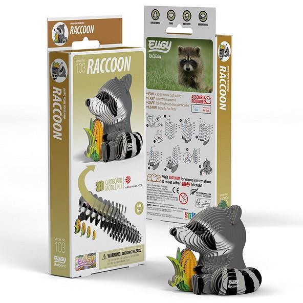 FIGURA 3D CARTRÓ RACCOON | 9421036940244 | Llibreria Online de Tremp