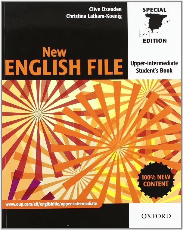 NEW ENGLISH FILE UPPER INTERMEDIATE (STUDENT BOOK + WORKBOOK | 9780194519410 | VV.AA | Llibreria Online de Tremp