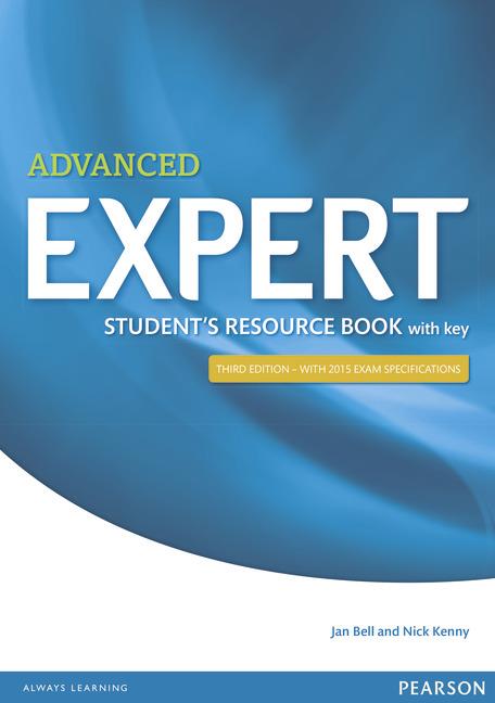 EXPERT ADVANCED 3RD EDITION STUDENT'S RESOURCE BOOK WITH KEY | 9781447980605 | BELL, JAN | Llibreria Online de Tremp