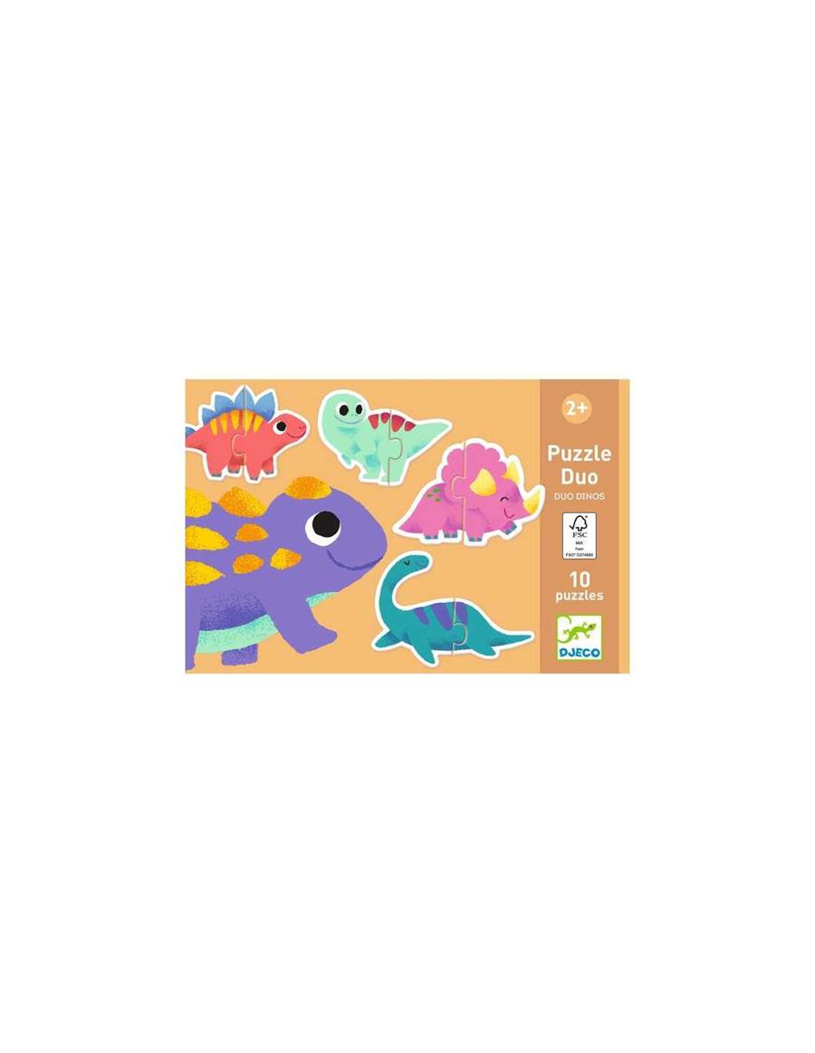 PUZZLE DUO DINOS | 3070900082632 | Llibreria Online de Tremp