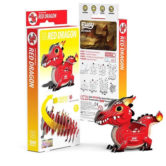 FIGURA 3D CARTRÓ RED DRAGON | 9421036940046 | Llibreria Online de Tremp