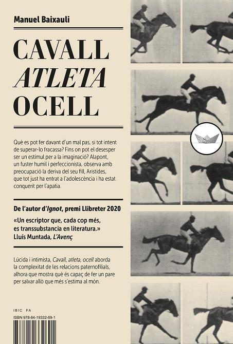 CAVALL, ATLETA, OCELL | 9788419332691 | BAIXAULI, MANUEL | Llibreria Online de Tremp