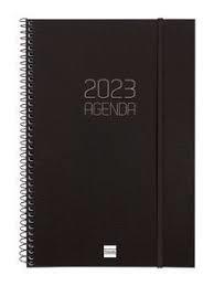 AGENDA ANUAL 2023 SETMANA VISTA VERTICAL GRAN NEGRE | 8422952349938 | Llibreria Online de Tremp