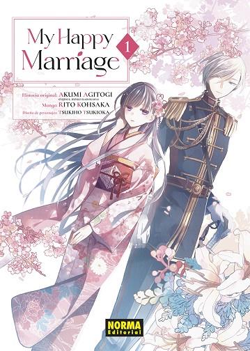 MY HAPPY MARRIAGE 01 | 9788467970326 | AGITOGI, AKUMI/KOHSAKA, RITO/TSUKIOKA, TSUKIHO | Llibreria Online de Tremp