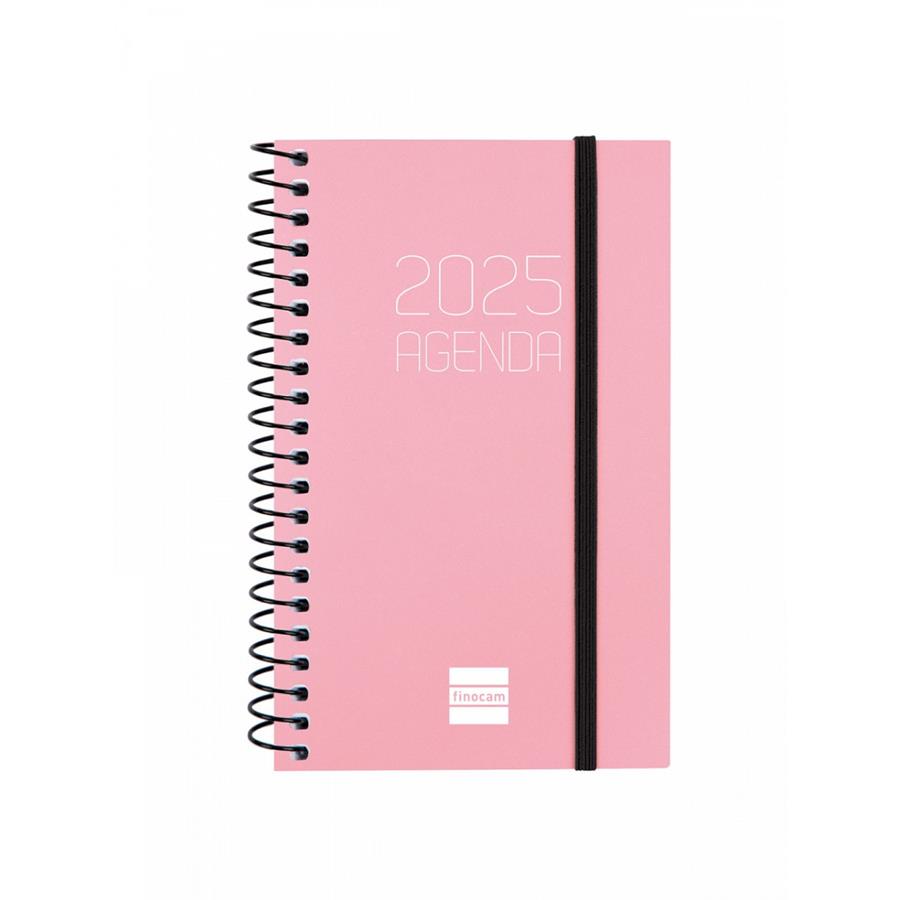 AGENDA ESPIRAL OPAQUE 2025 CAT ROSA | 8422952386568 | Llibreria Online de Tremp