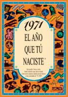 1971 : L'ANY QUE TU VAS NEIXER | 9788489589094 | COLLADO BASCOMPTE, ROSA | Llibreria Online de Tremp