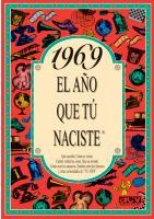 1969 : EL AÑO QUE TU NACISTE | 9788489589063 | COLLADO BASCOMPTE, ROSA (1950- ) | Llibreria Online de Tremp