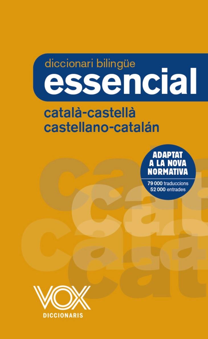 DICCIONARI ESSENCIAL CASTELLANO-CATALÁN / CATALÀ-CASTELLÀ | 9788499742717 | VOX EDITORIAL | Llibreria Online de Tremp