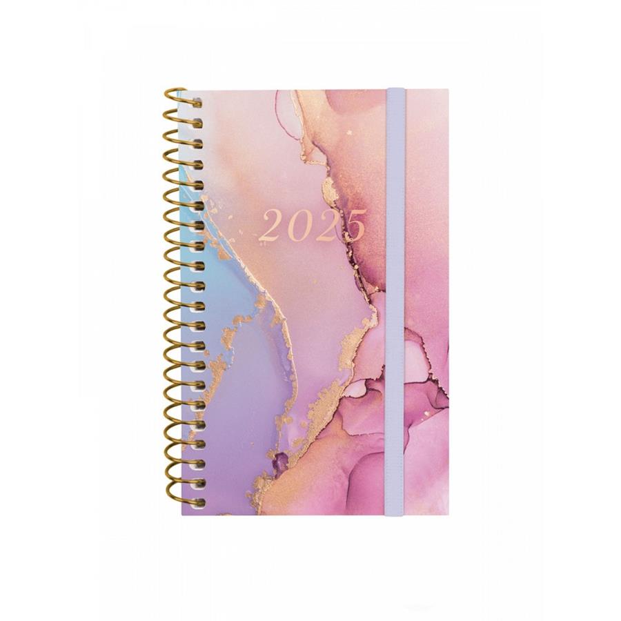 AGENDA ESPIRAL DESIGN COLLECTION 2025 GOLDY | 8422952387800 | Llibreria Online de Tremp