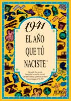 1941: EL AÑO QUE TÚ NACIESTE | 9788488907783 | COLLADO BASCOMPTE, ROSA | Llibreria Online de Tremp