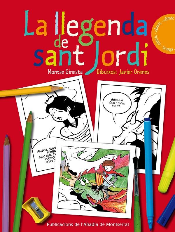 LLEGENDA DE SANT JORDI. QUADERN PER PINTAR | 9788498836691 | GINESTA CLAVELL, MONTSERRAT | Llibreria Online de Tremp