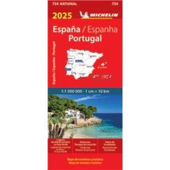 MAPA NATIONAL ESPA¥A /ESPANHA, PORTUGAL 2025 11734 | 9782067265431 | Llibreria Online de Tremp