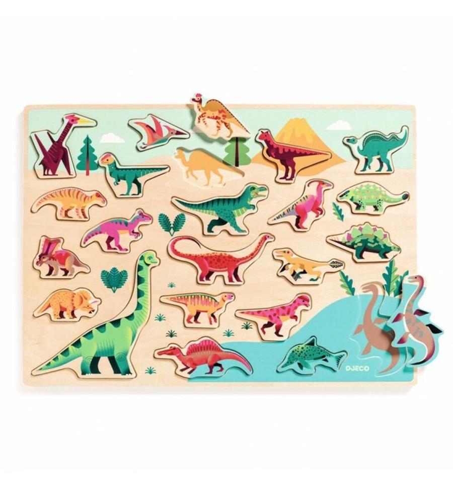 ENCAIXABLE PUZZLE DINO | 3070900018327 | Llibreria Online de Tremp