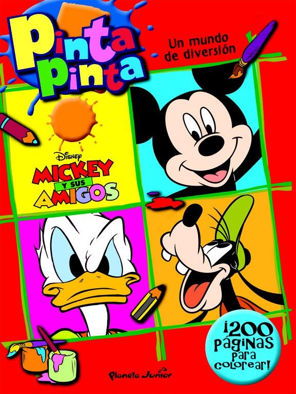 PINTA PINTA UN MUNDO DE DIVERSION | 9788408042945 | DISNEY. MICKEY Y SUS AMIGOS | Llibreria Online de Tremp