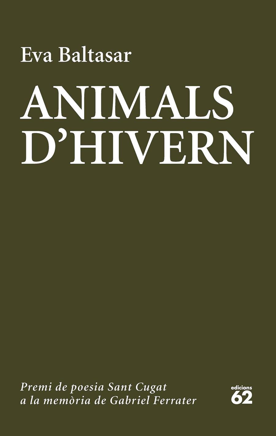 ANIMALS D'HIVERN | 9788429775006 | EVA BALTASAR SARDA | Llibreria Online de Tremp