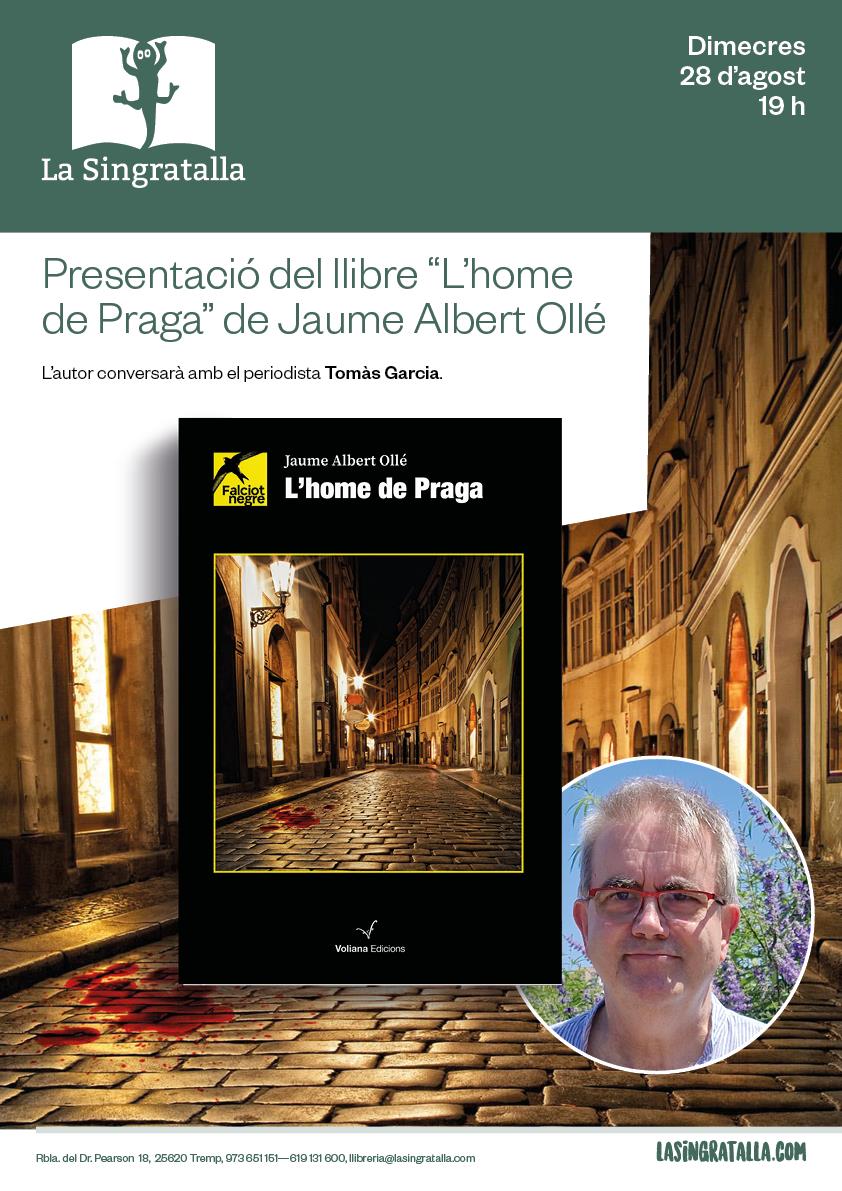 "L'HOME DE PRAGA" de JAUME ALBERT OLLÉ - Llibreria Online de Tremp