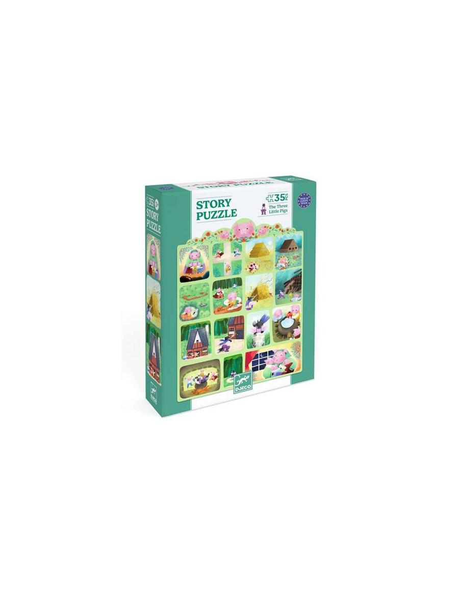 PUZZLE CONTES ELS 3 PORQUETS | 3070900070516 | Llibreria Online de Tremp