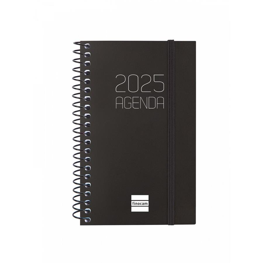 AGENDA ESPIRAL OPAQUE 2025 NEGRE | 8422952385974 | Llibreria Online de Tremp