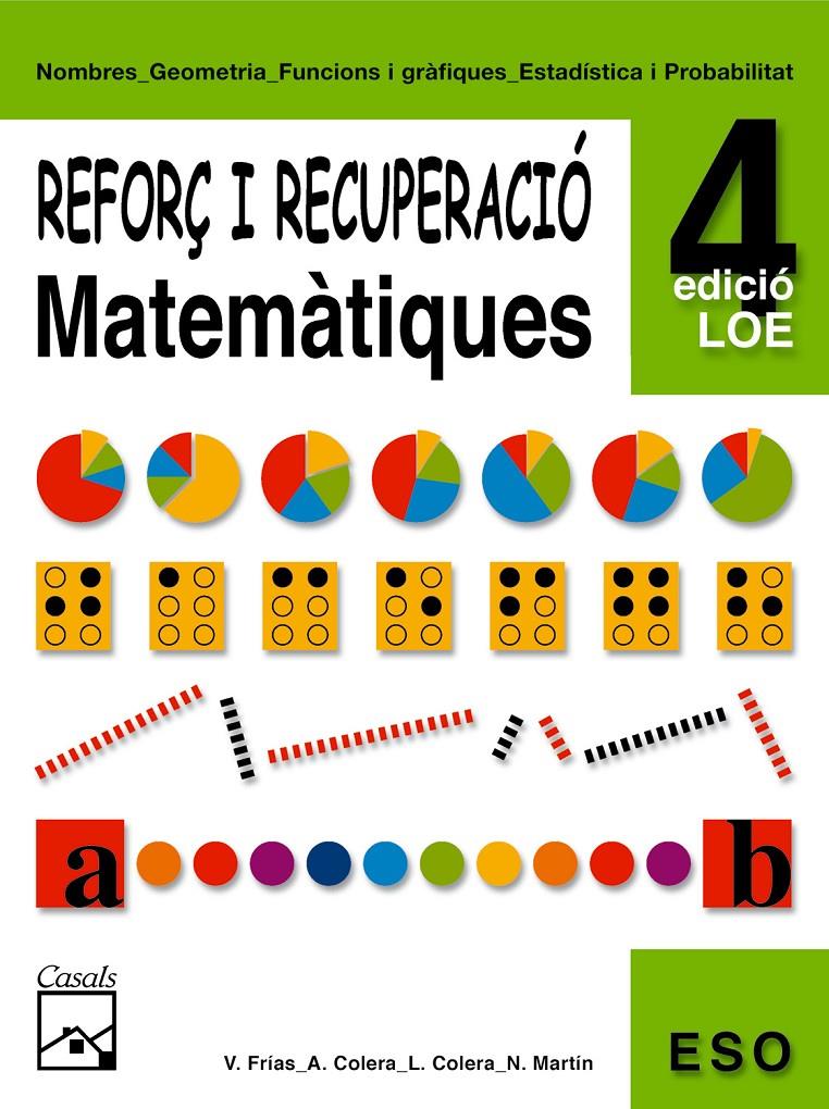 MATEMATIQUES, REPASSA I APROVA, 4 ESO. REFORÇ | 9788421833339 | FRIAS RUIZ, VICENTA  [ET. AL.] | Llibreria Online de Tremp