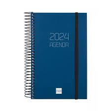 AGENDA ANUAL 2024 PAGINA DIA E5 1DP BLAU OPAC | 8422952368298 | Llibreria Online de Tremp