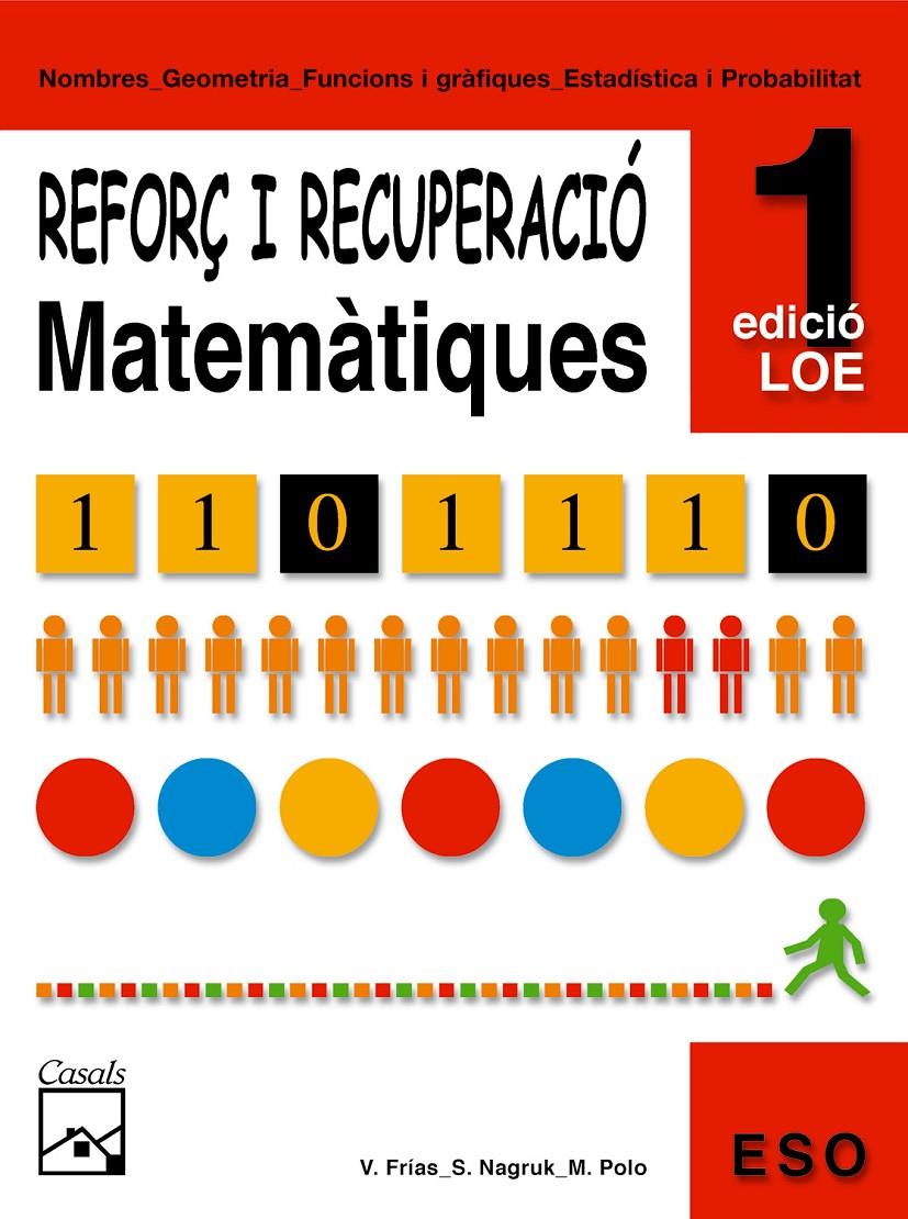 REFORÇ DE MATEMATIQUES 1 ESO : REPASSA I APROVA | 9788421833308 | FRIAS,V.