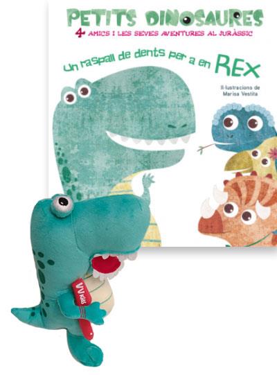 REX+ UN RASPALL DE DENTS PER A EN REX (VVKI | 9788468270951 | IL·LUSTRACIONS: M. VESTITA | Llibreria Online de Tremp