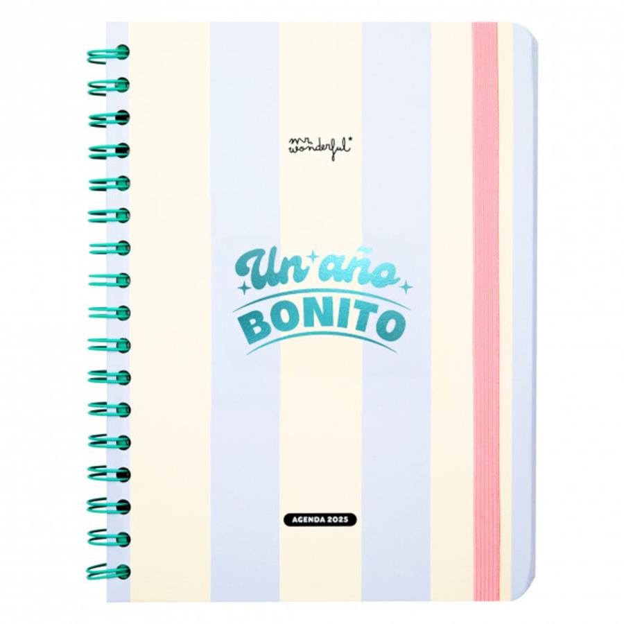 AGENDA WONDER 2025 SEMANAL UN AÑO BONITO 221X156 | 8445641050892