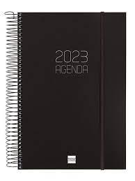 AGENDA ANUAL 2023 PAGINA DIA GRAN NEGRE | 8422952350262 | Llibreria Online de Tremp