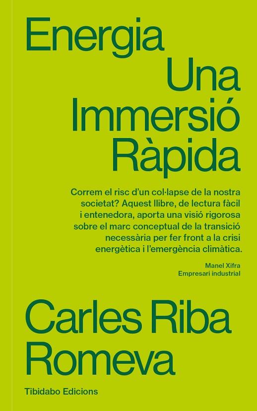 ENERGIA | 9788410013087 | RIBA ROMEVA, CARLES | Llibreria Online de Tremp