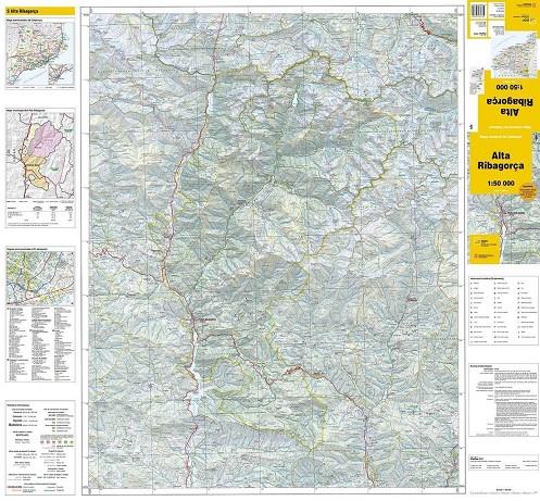 MAPA COMARCAL ALTA RIBAGORÇA 1:50000 | 8414774340620 | Llibreria Online de Tremp