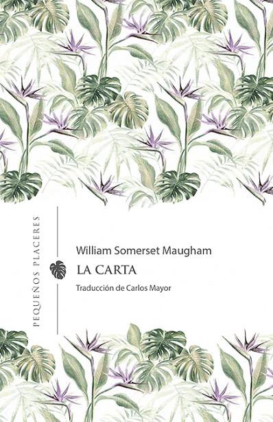 LA CARTA | 9788412227994 | MAUGHAM, WILLIAM SOMERSET | Llibreria Online de Tremp