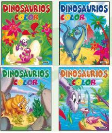 DINOSAURIOS COLOR (4 TÍTULOS) | 9788430522422 | SUSAETA, EQUIPO | Llibreria Online de Tremp