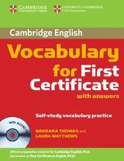 CAMBRIDGE VOCABULARY FOR FIRST CERTIFICATE (+KEY+CD)  | 9780521697996 | THOMAS, BARBARA | Llibreria Online de Tremp