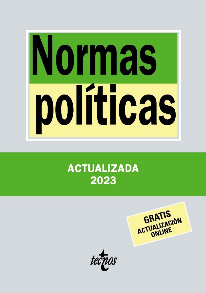 NORMAS POLÍTICAS | 9788430989072 | EDITORIAL TECNOS | Llibreria Online de Tremp