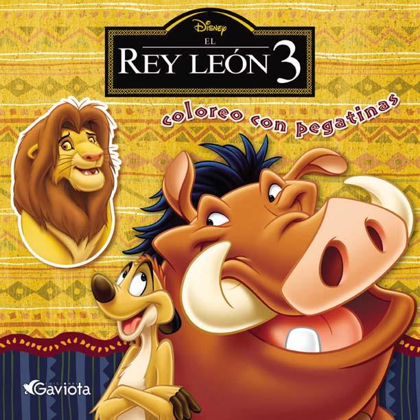 REY LEON 3 : COLOREO CON PEGATINAS | 9788439203346 | DISNEY | Llibreria Online de Tremp