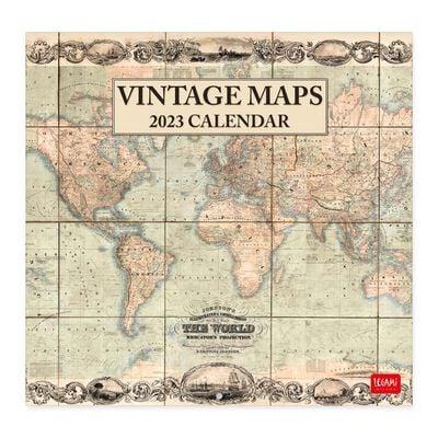 CALENDARI 2023 PARET VINTAGE MAPS | 8054117623289 | Llibreria Online de Tremp