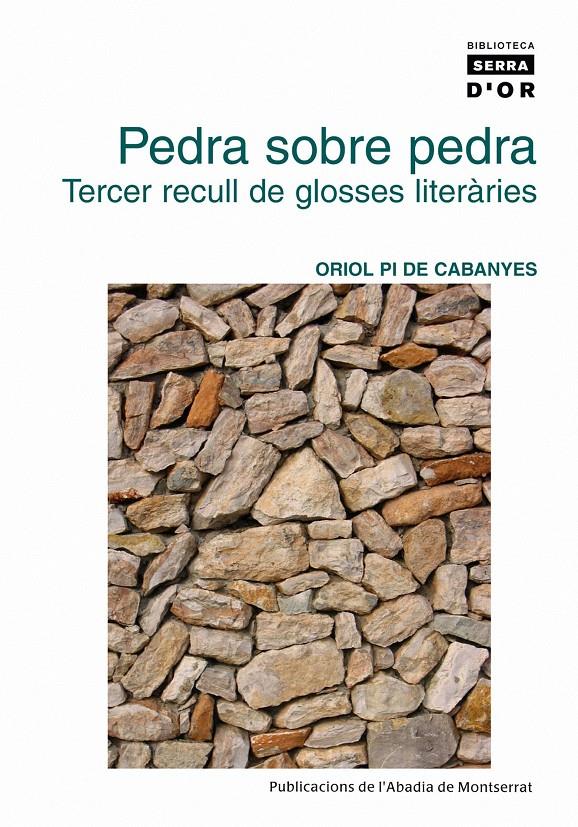 PEDRA SOBRE PEDRA | 9788484159841 | PI DE CABANYES ,ORIOL | Llibreria Online de Tremp