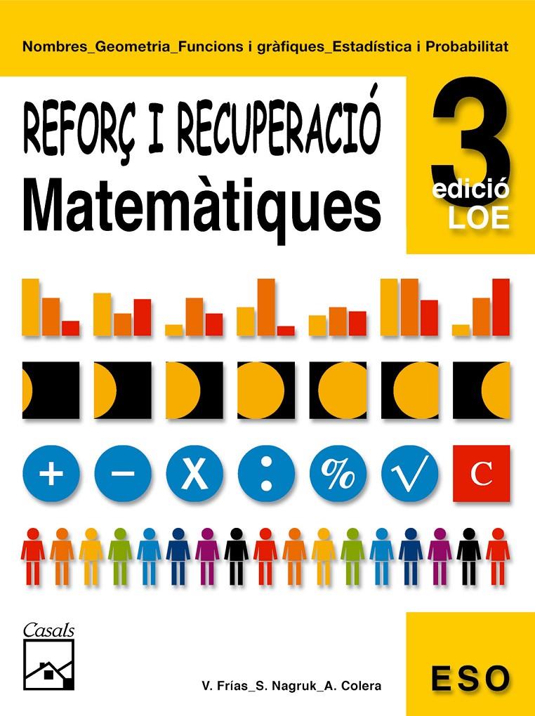 REFORÇ DE MATEMATIQUES  3 | 9788421833322 | VARIOS AUTORES | Llibreria Online de Tremp