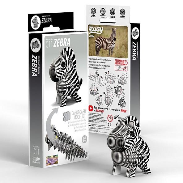 FIGURA 3D CARTRÓ ZEBRA | 9421035150101 | Llibreria Online de Tremp