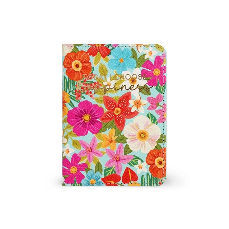 FUNDA PER A PASSAPORT FLORS | 8052694004118 | Llibreria Online de Tremp